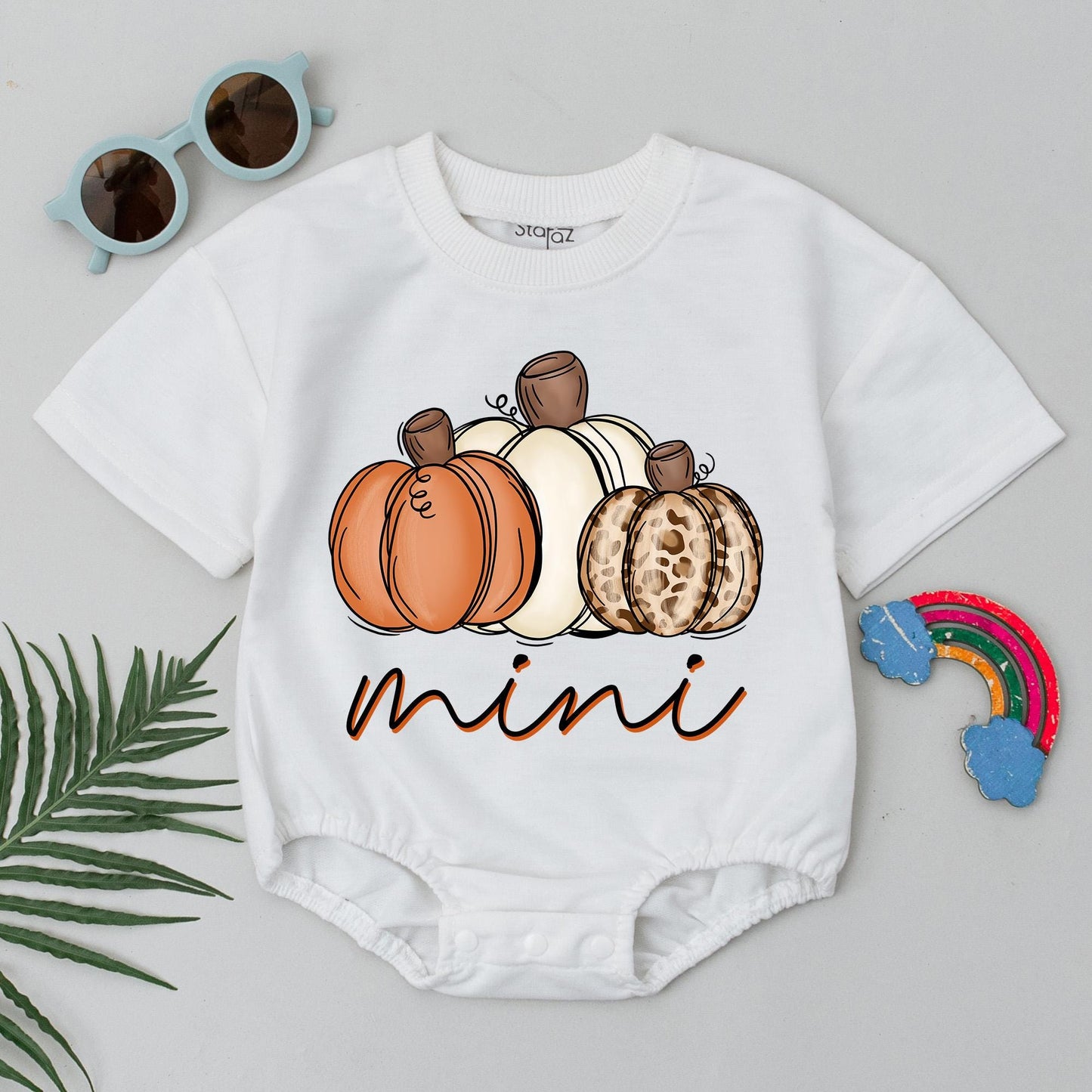 Matching Family Pumpkin Shirts, Mama & Mini, Retro Fall Outfits
