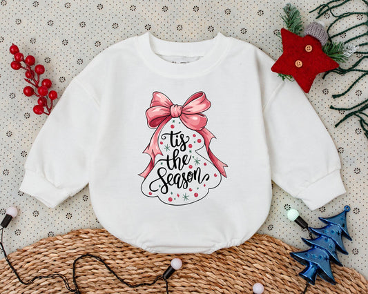 Vintage Christmas Romper: Toddler Sweatshirt, Western Baby Outfit