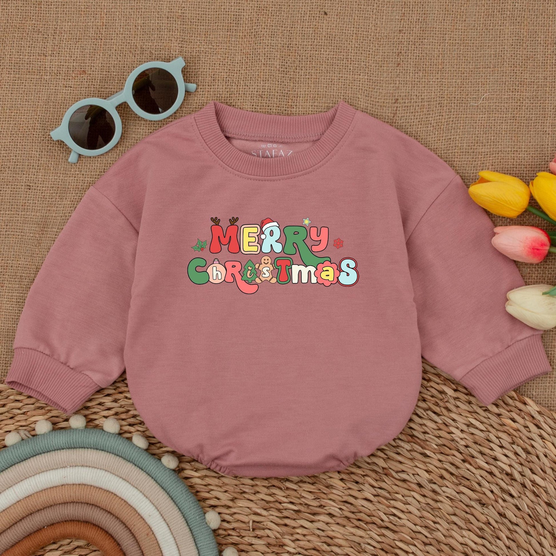 Festive Baby Romper: My First Christmas Outfit & Newborn Gift