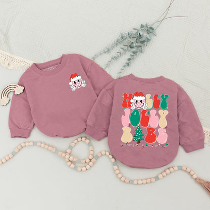 Holly Jolly Mom & Baby Sweaters, Family Christmas Sweatshirts, Trendy
