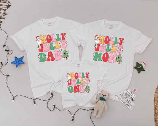 Personalized Vintage Christmas Shirts, Matching Family Holiday Outfits