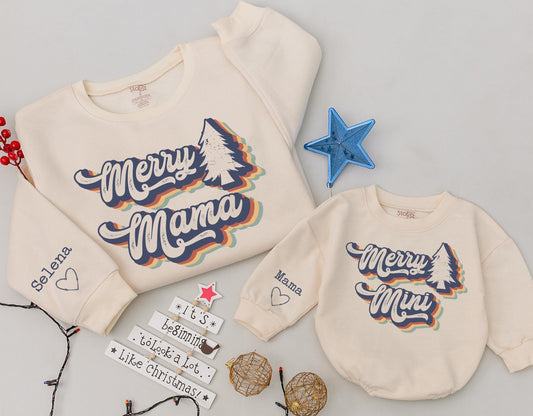 Mom and Mini Matching Sweaters - Perfect Christmas Family Outfit