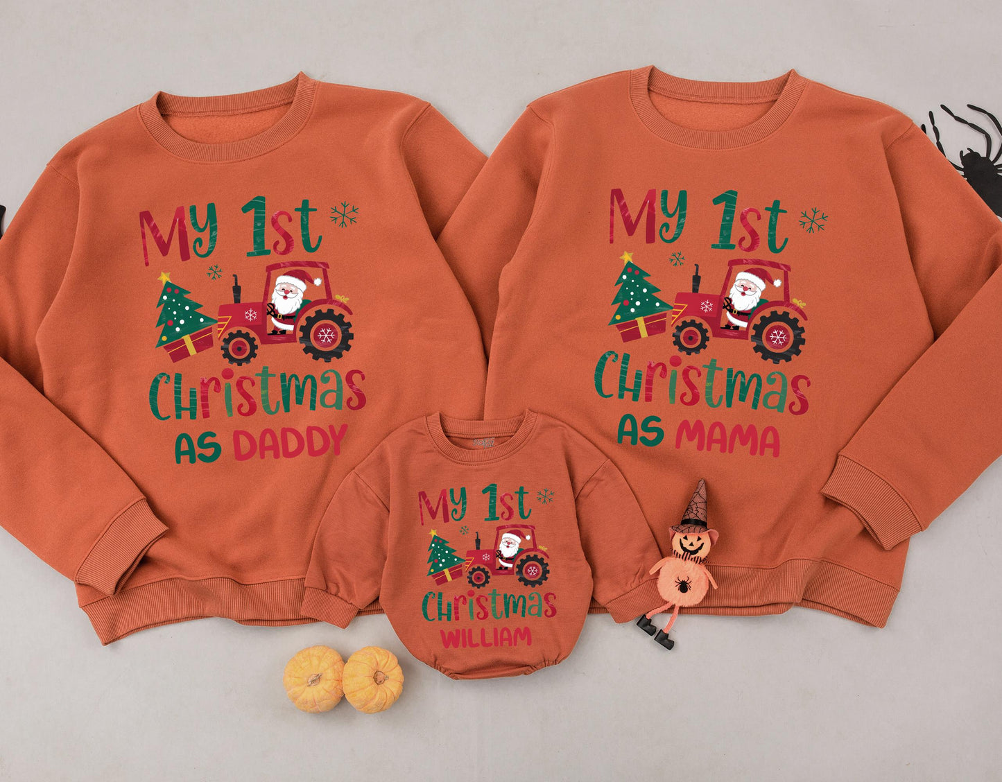 First Christmas as Parents Sweatshirt: Fun Holiday Family Outfit