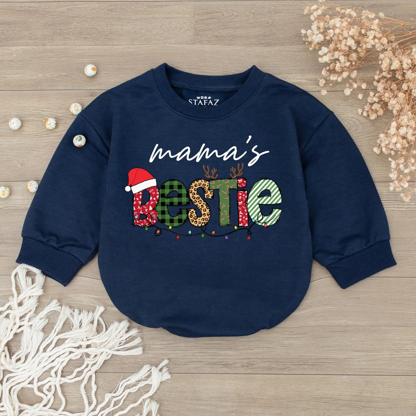 Festive Baby Bodysuit for Christmas - Cute First Xmas Outfit Gift
