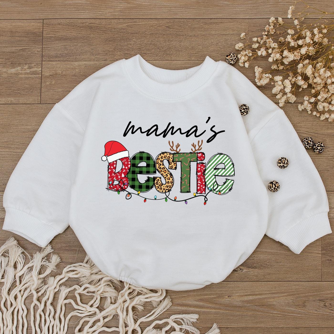 Festive Baby Bodysuit for Christmas - Cute First Xmas Outfit Gift