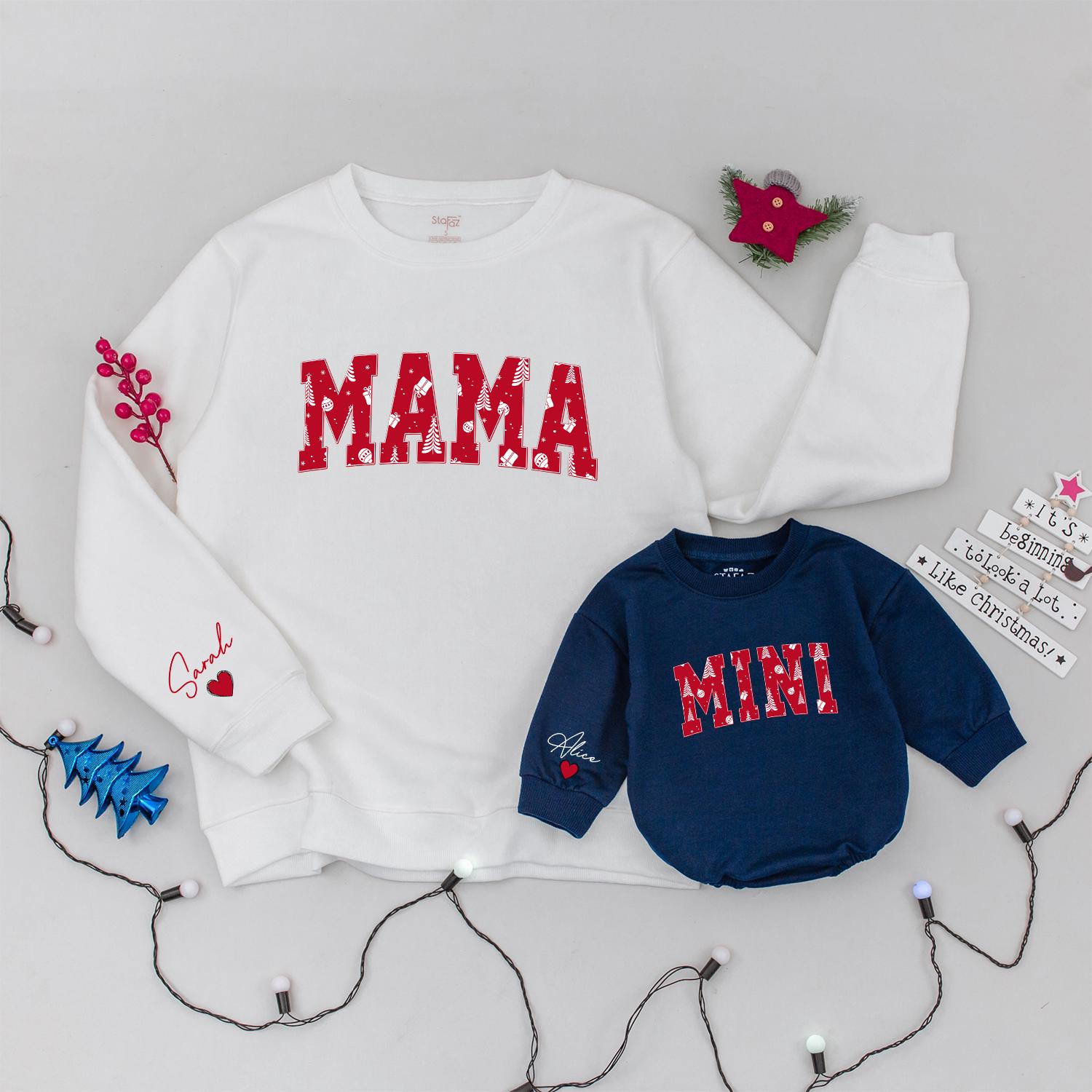 Trendy Family Christmas Sweaters: Personalized Gifts for Mom & Baby