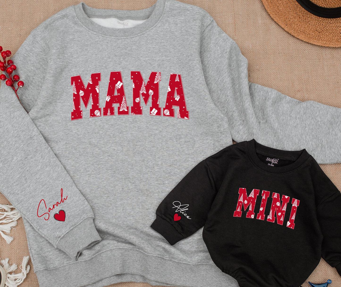Trendy Family Christmas Sweaters: Personalized Gifts for Mom & Baby