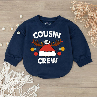 Festive Baby Bodysuit: Cousin Crew Xmas Outfit for Boys & Girls