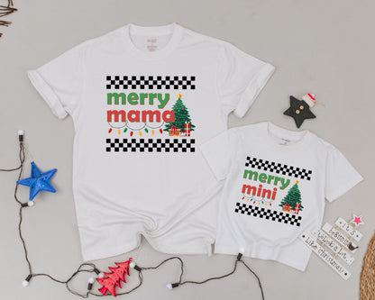 Vintage Christmas Mama & Mini Shirts: Matching Family Outfits  