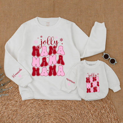 Matching Christmas Sweatshirts for Mama and Mini – Perfect Gift Idea