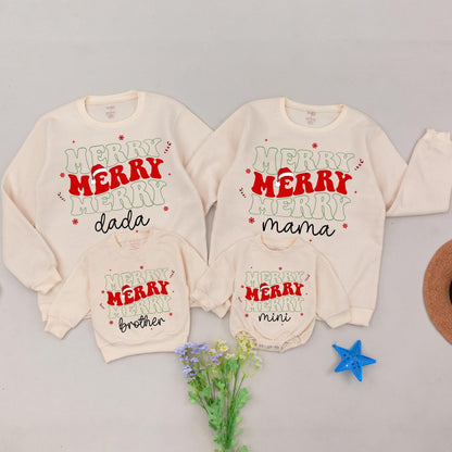 Mommy and Me Christmas Sweater Set, Matching Family Outfits