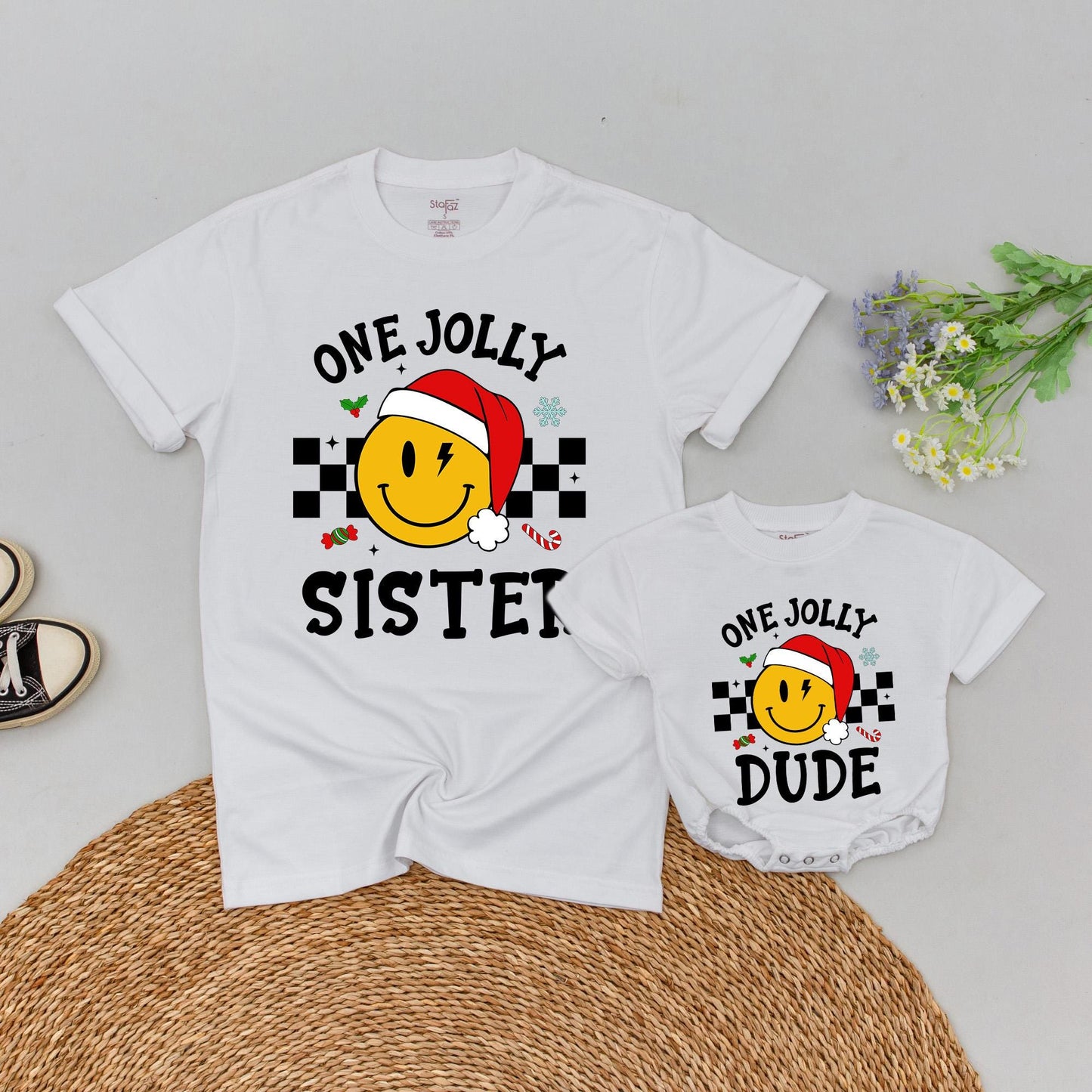 Holly Jolly Family Christmas Tees: Matching Shirts for All Ages