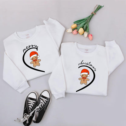 Matching Merry Xmas Sweatshirt, Funny Holiday Couple Sweaters Gift