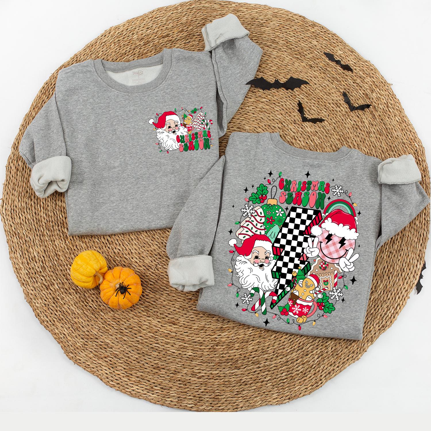 Trendy Retro Christmas Sweaters: Family Matching & Baby Outfits  