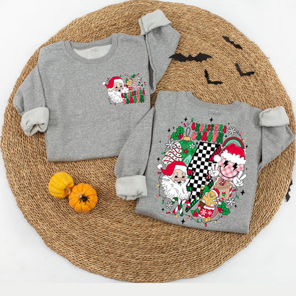 Trendy Retro Christmas Sweaters: Family Matching & Baby Outfits  