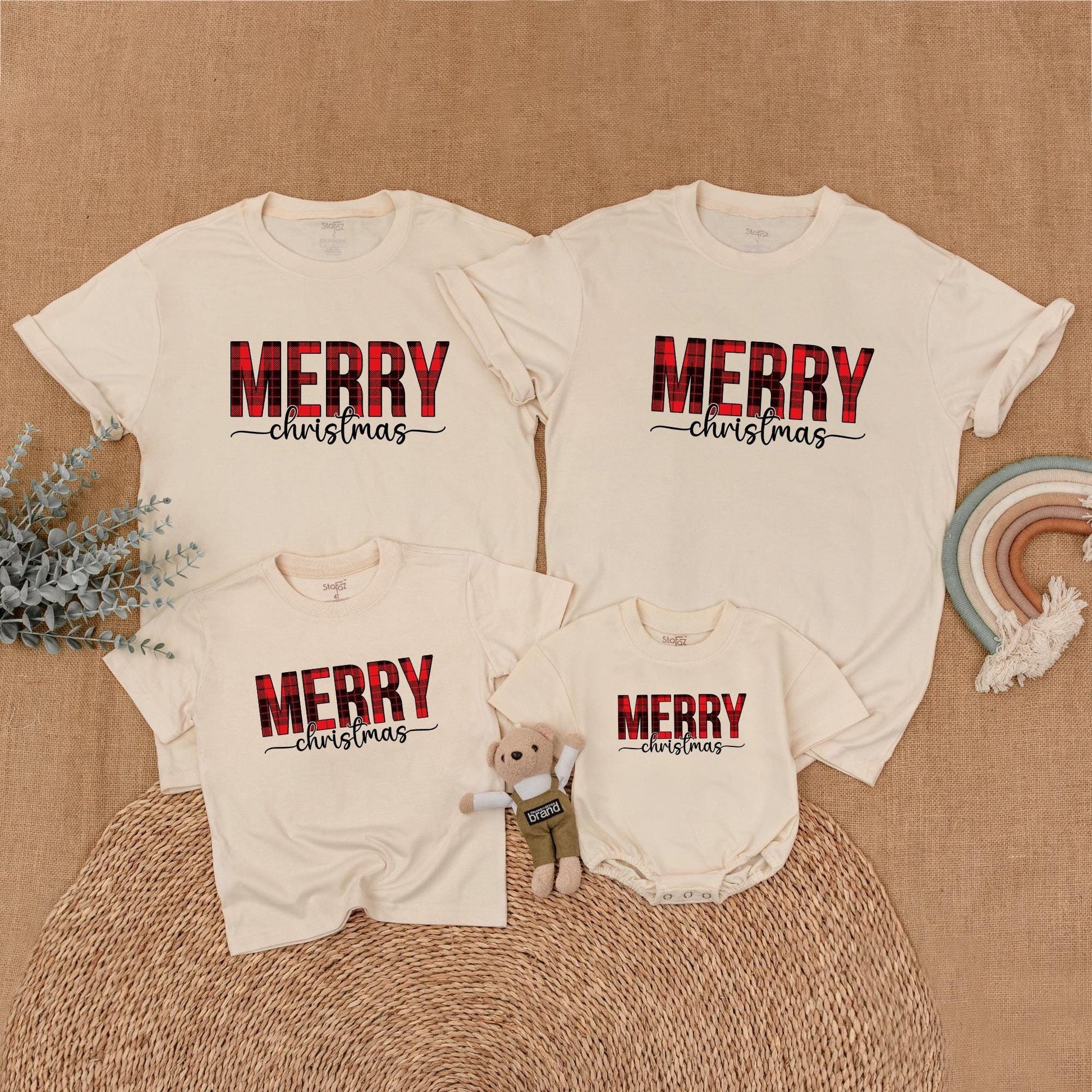 Matching Family Christmas Shirts - Perfect for Photoshoots & Gifts