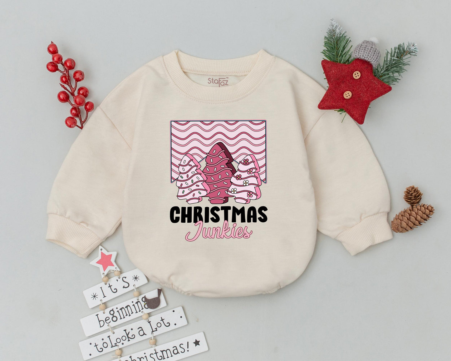 Western Christmas Romper: Baby's First Holiday Outfit & Gift