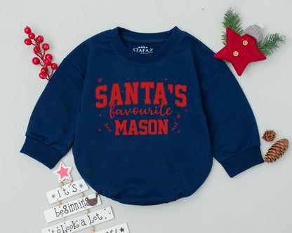 Custom Baby Romper, My 1st Christmas, Personalized Gift Outfit