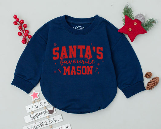Custom Baby Romper, My 1st Christmas, Personalized Gift Outfit