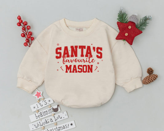 Custom Baby Romper, My 1st Christmas, Personalized Gift Outfit