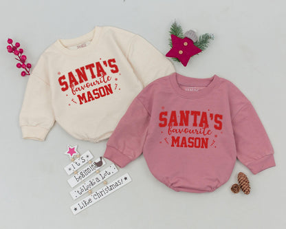 Custom Baby Romper, My 1st Christmas, Personalized Gift Outfit