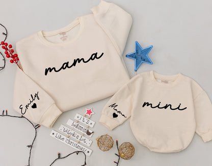 Mommy and Me Christmas Outfits: Matching Family Sweatshirts