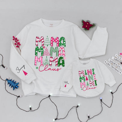 Festive Family Matching Santa Sweaters & Baby Rompers - Xmas Gifts