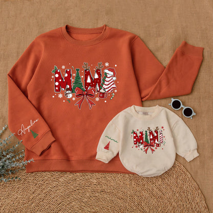 Matching Christmas Sweaters: Mama & Me, Baby's First Holiday Outfit