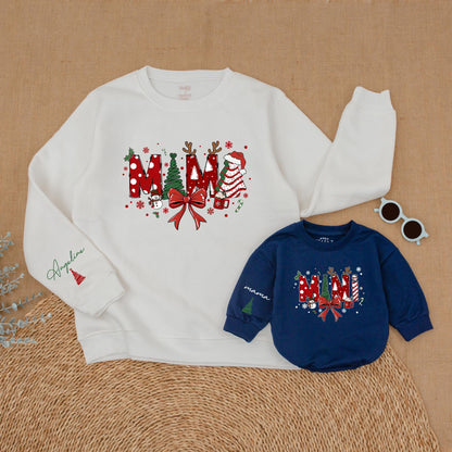 Matching Christmas Sweaters: Mama & Me, Baby's First Holiday Outfit