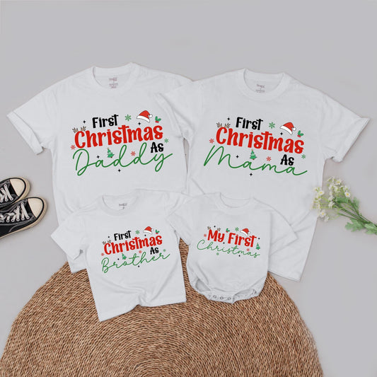 Matching Family Christmas Shirts | Merry Mama & Mini Festive Outfits
