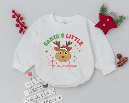 Baby's First Christmas Romper: Vintage Holiday Bodysuit Gift