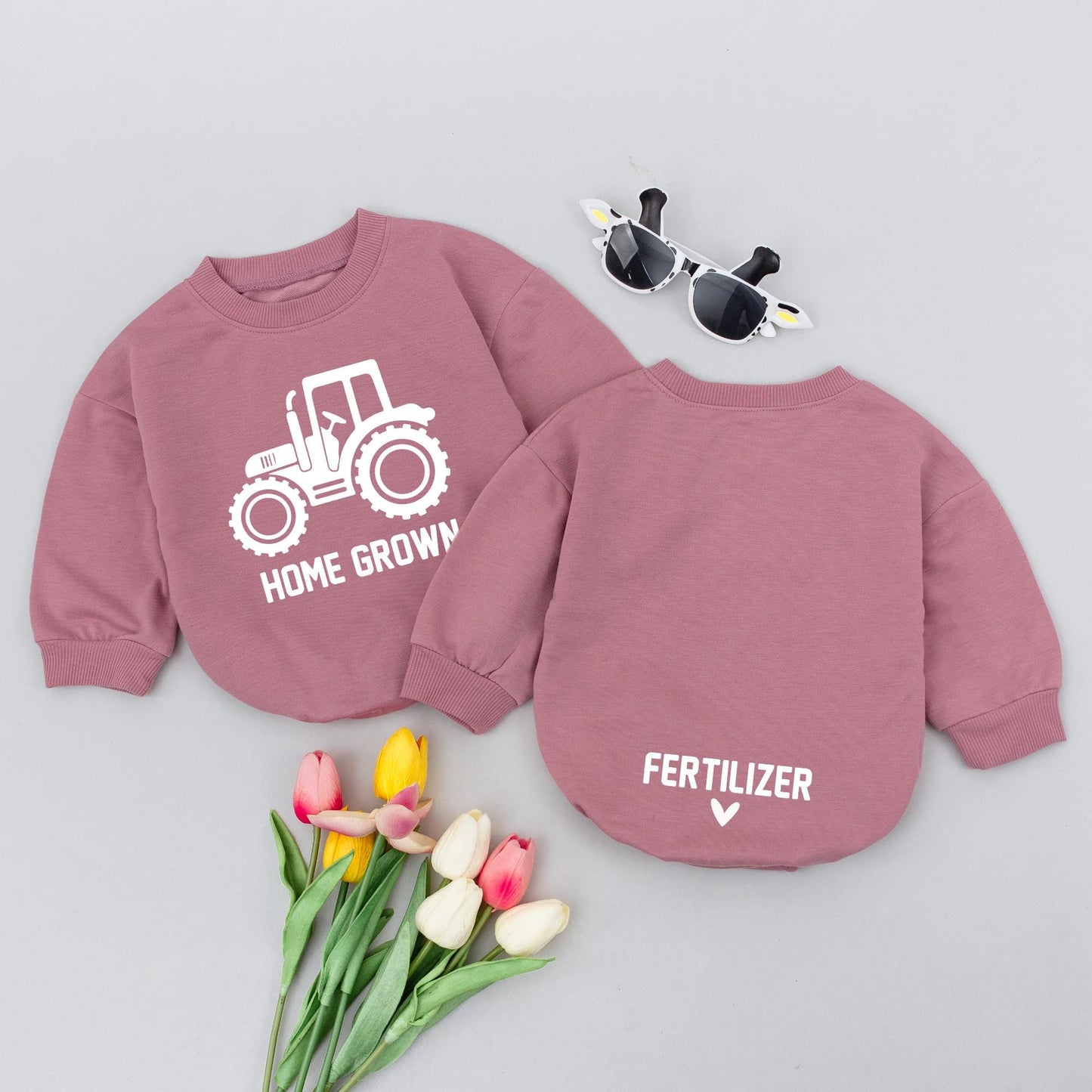 Country Baby Bodysuit: Funny Farm Tractor Gift & Pregnancy Reveal