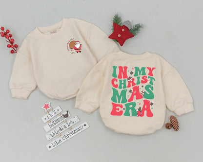 Vintage Santa Baby Romper: First Christmas Outfit & Shower Gift