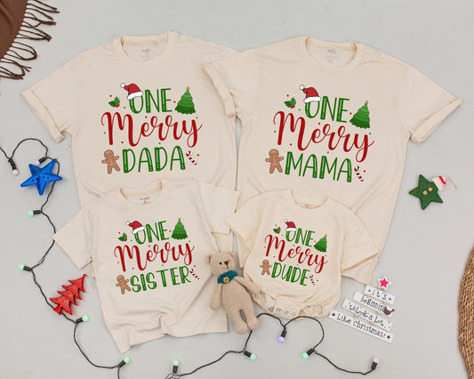 Festive Family Tees: First Christmas Matching Outfits 2024