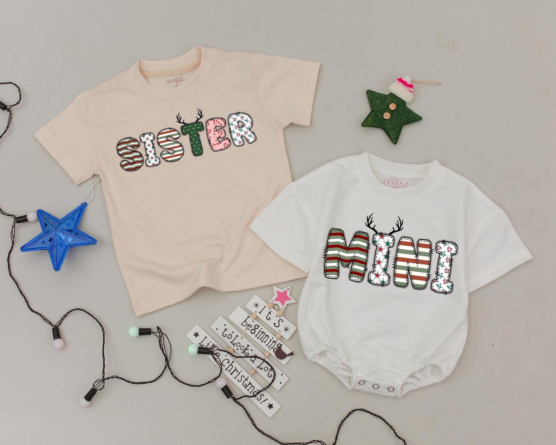 Matching Reindeer Christmas Shirts: Personalized Family Fun Tee