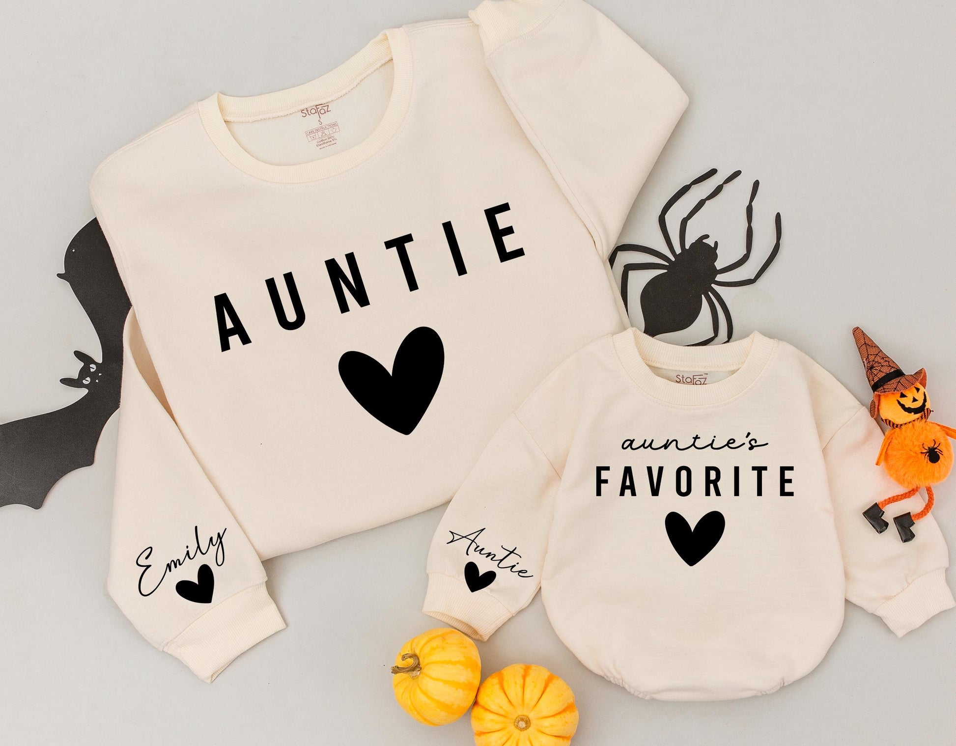 Auntie & Me Custom Sweatshirt: Perfect Gift for Aunt, Niece, Nephew