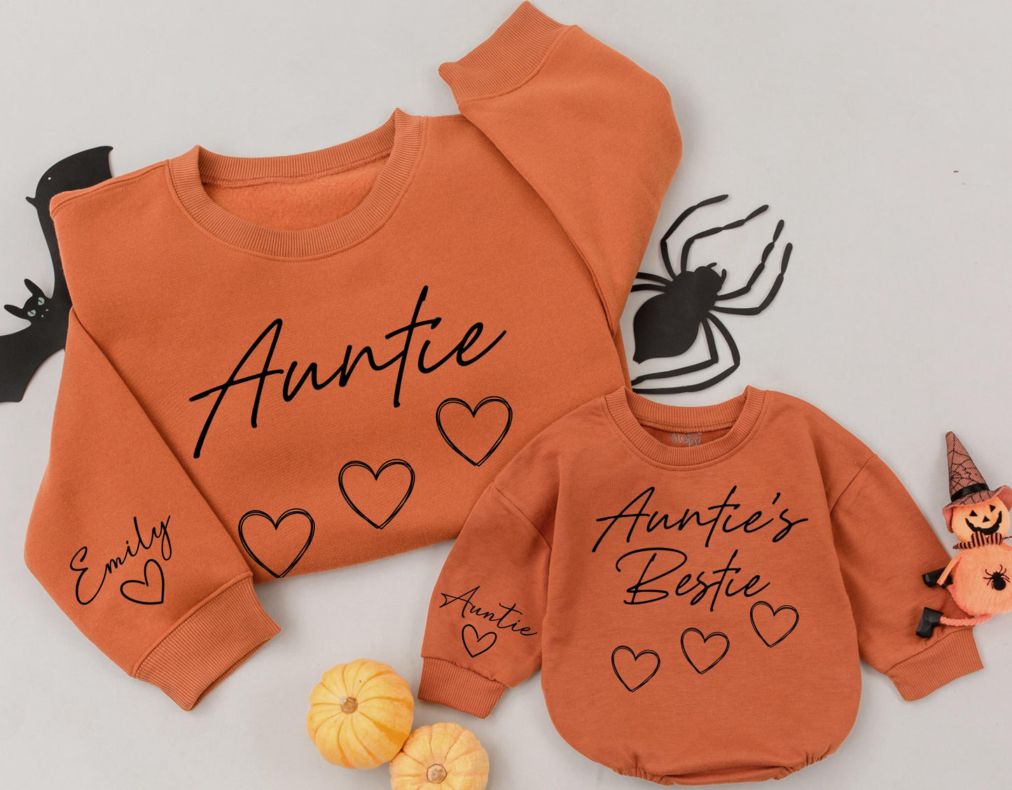 Auntie & Little’s Personalized Sweatshirts: Fun Matching Aunt Gifts