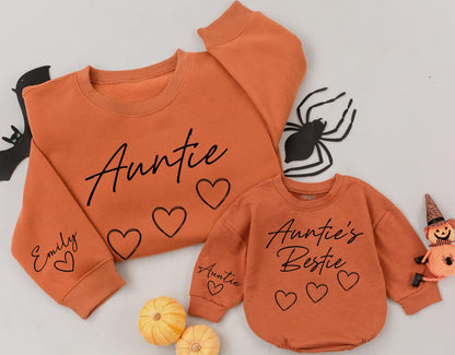 Auntie & Little’s Personalized Sweatshirts: Fun Matching Aunt Gifts