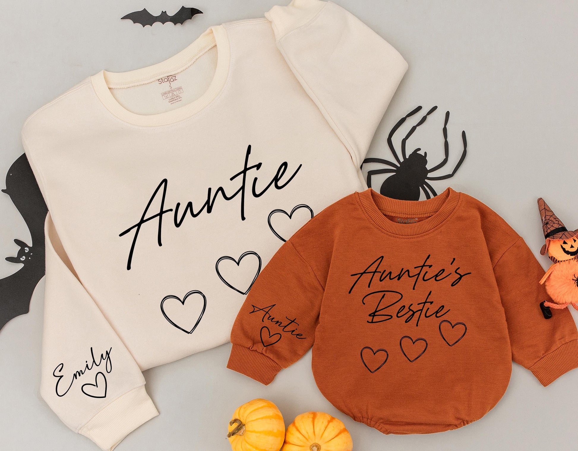 Auntie & Little’s Personalized Sweatshirts: Fun Matching Aunt Gifts