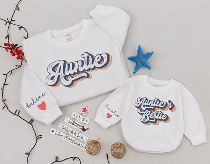 Matching Auntie & Me Sweatshirts - Custom Gifts for Niece & Nephew  