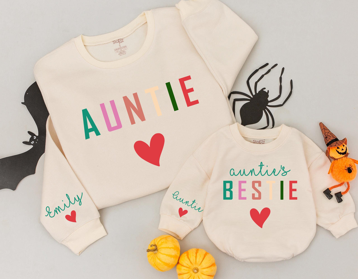 Auntie & Me Matching Sweaters: Personalized Gift for Niece/Nephew