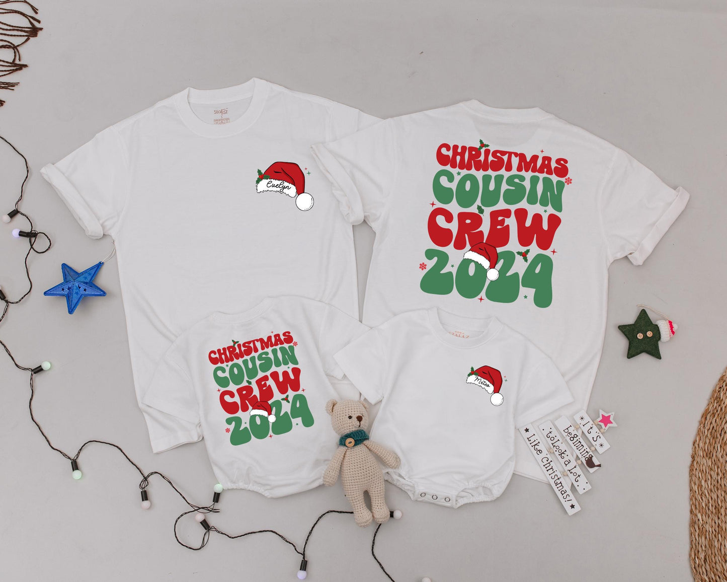 Matching Retro Family Christmas Shirts: Personalized & Festive Outfits