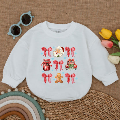 Vintage Christmas Baby Romper: First Holiday Outfit & Gift Idea