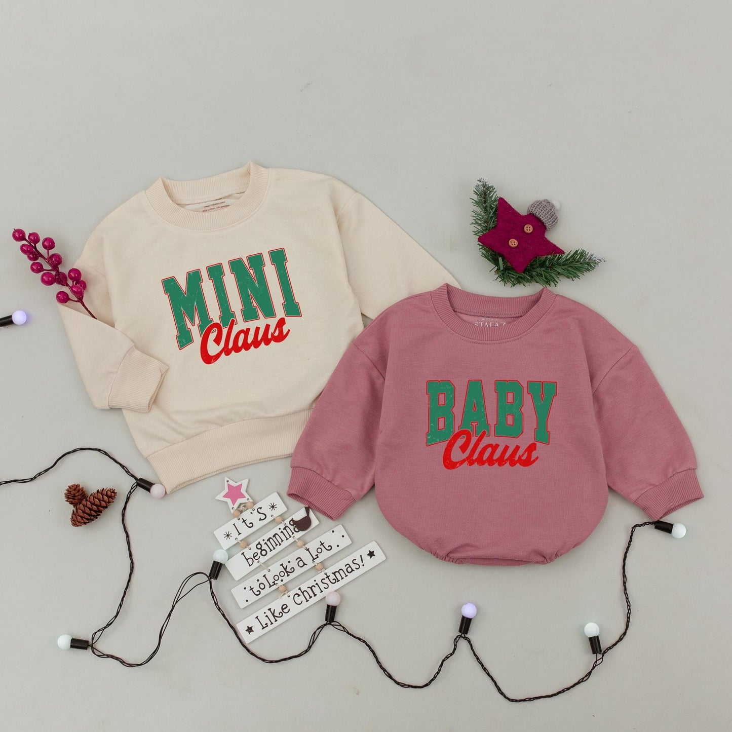 Matching Family Christmas Outfits: Trendy Sweaters & Baby Apparel