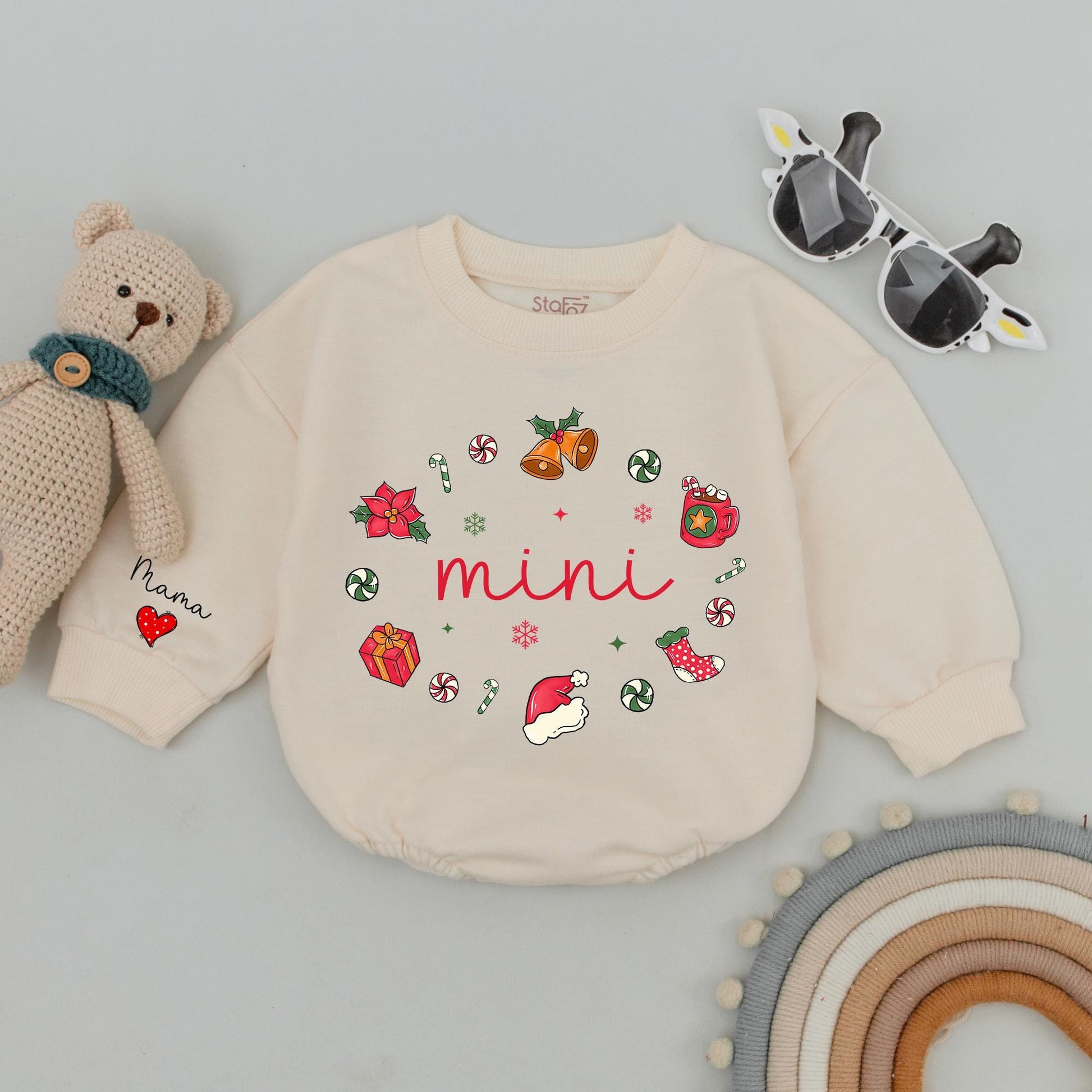 Matching Family Christmas Sweatshirts: Mama & Mini Holiday Outfits