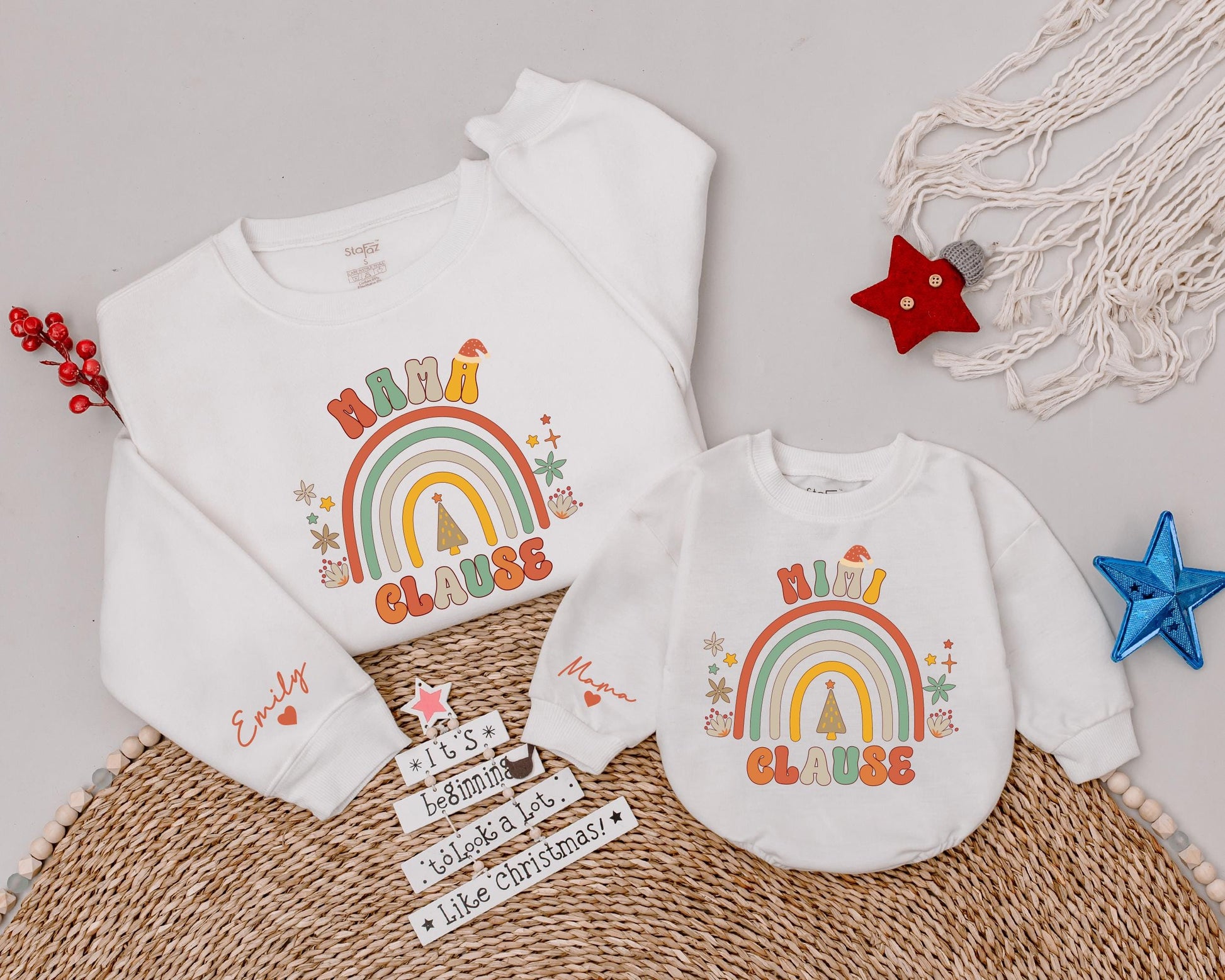 Matching Mama & Mini Christmas Shirts – Cute Family Holiday Outfit