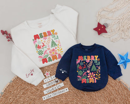 Matching Mommy & Me Christmas Sweatshirts: Festive Family Outfits