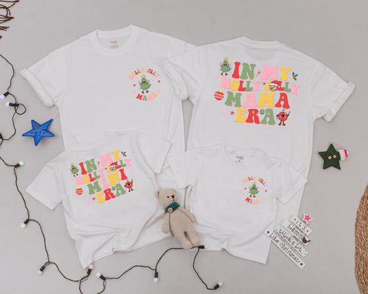 Vintage Personalized Christmas Shirts: Mommy and Me Matching Tees