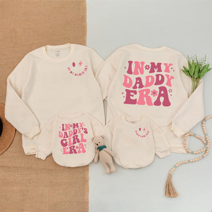 Daddy's Girl Matching Outfits: Custom Family Tee & Baby Romper Gift