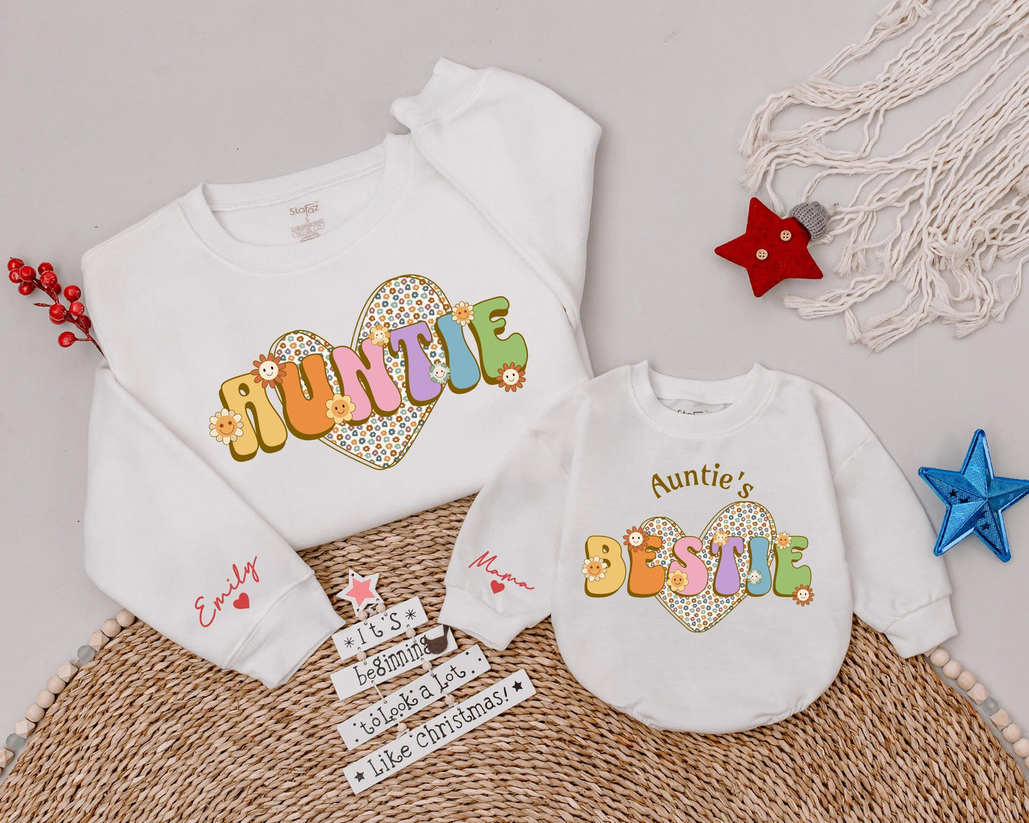 Matching Shirts for Auntie and Niece or Nephew – Perfect Baby Gift